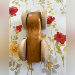 1970s toy wooden car